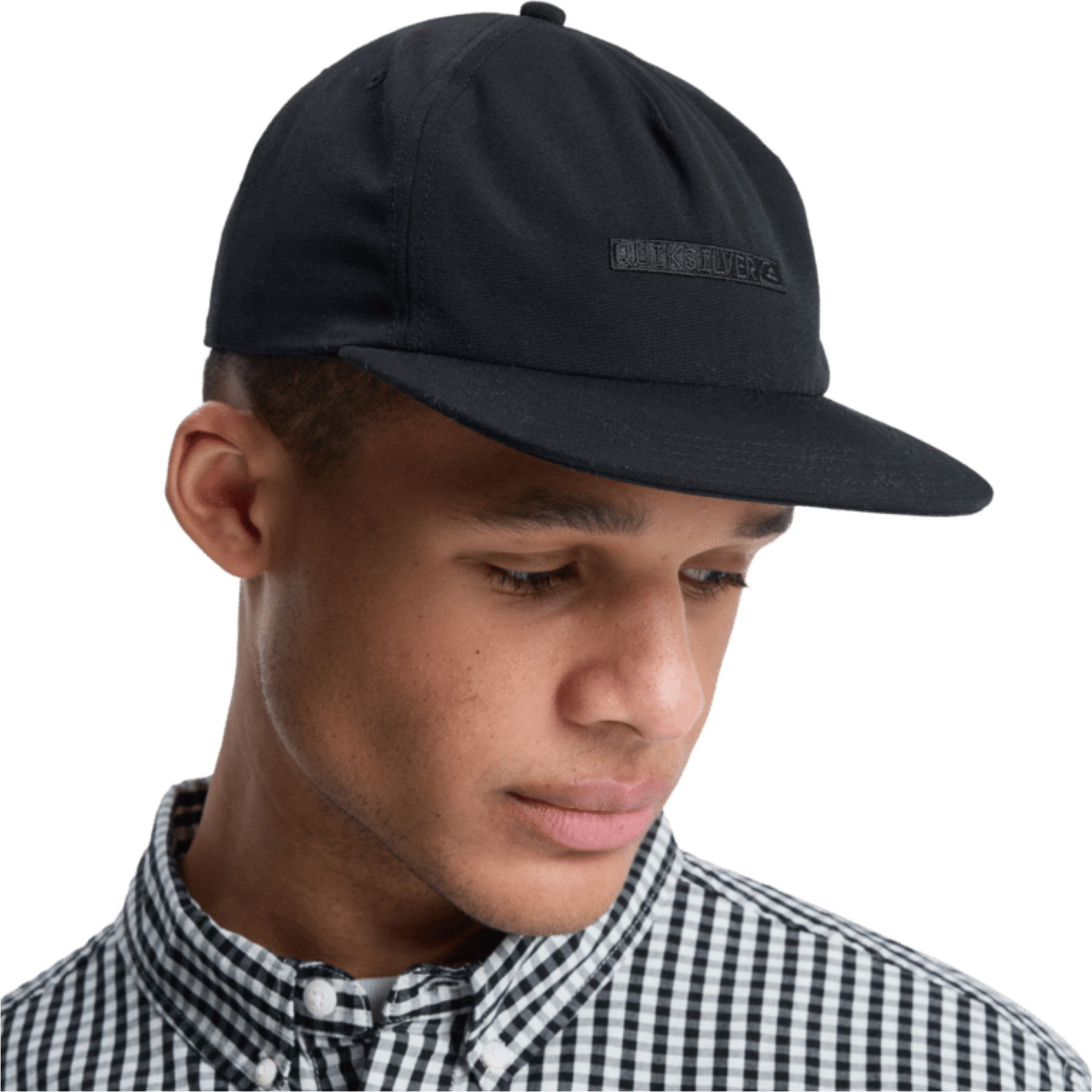 2026 Quiksilver Mens Drifter Clicker Snapback Cap EQYHA03467 - Black